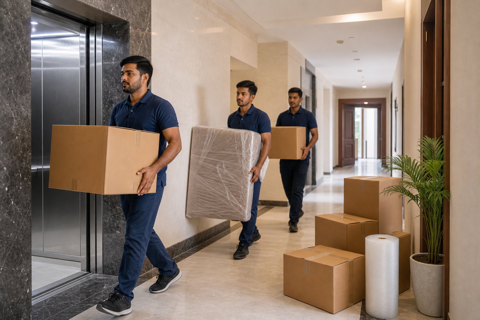 Apartment moving support in Hyderabad